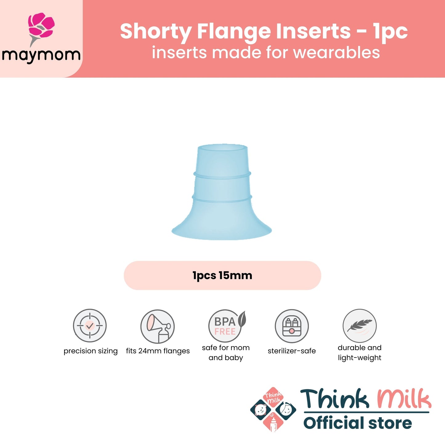 Maymom Shorty Flange Inserts (Per Piece)