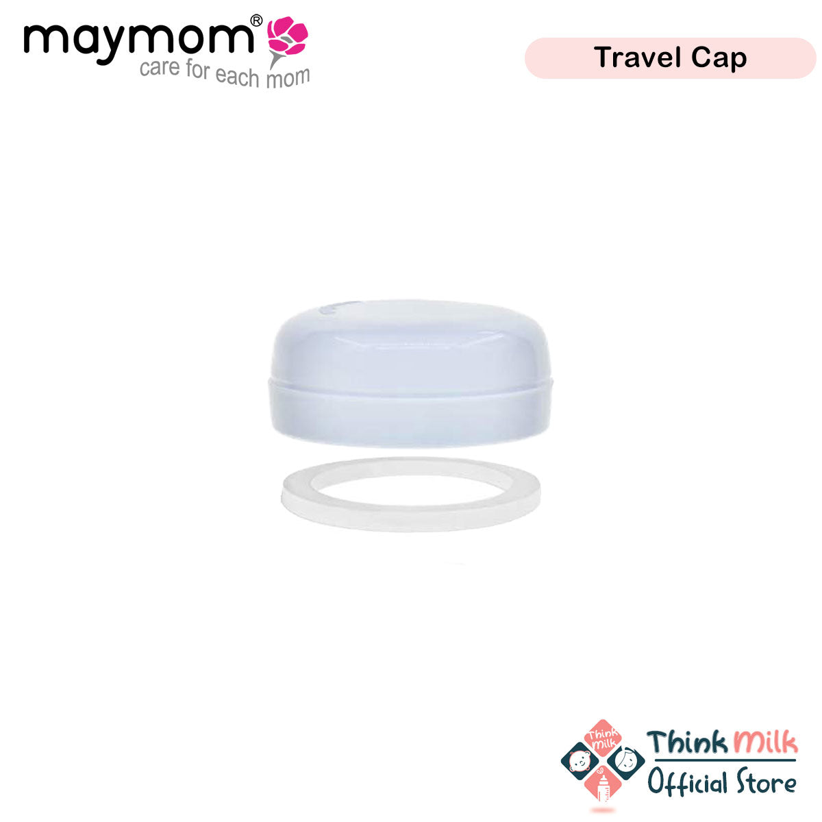 Maymom Screw Ring, Dome Cap, Sealing Disc for Avent or Wide Mouth Bottles
