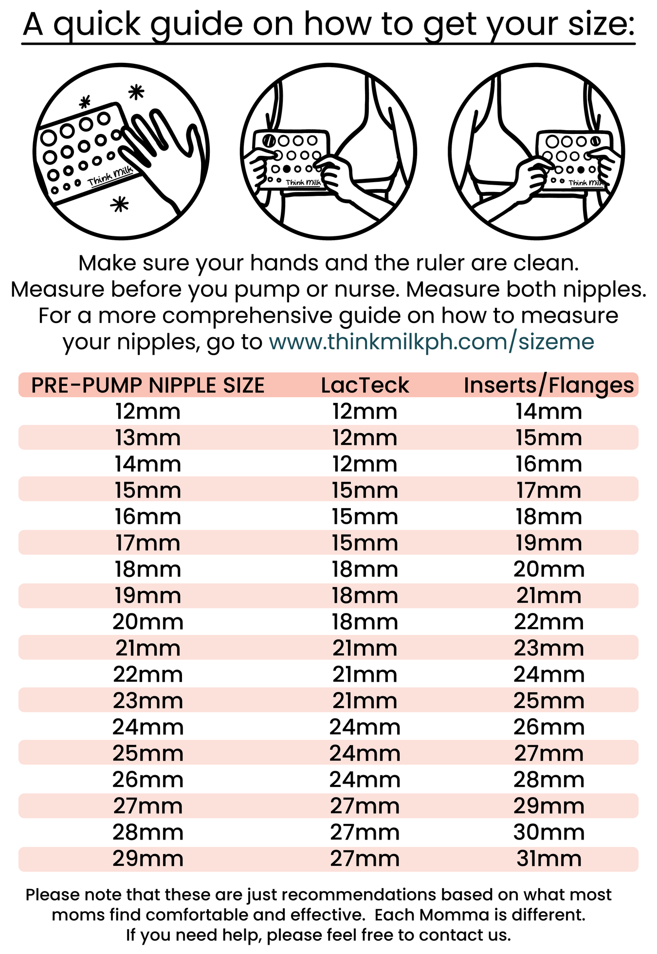 size guide