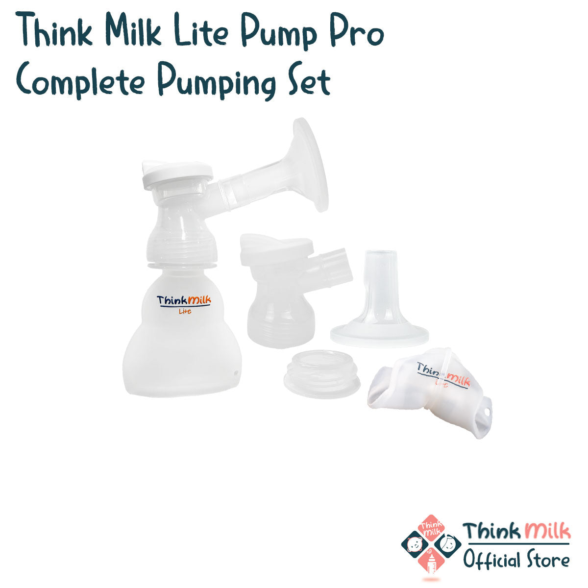 Think Milk Breast Kit Set with LacTeck Flange